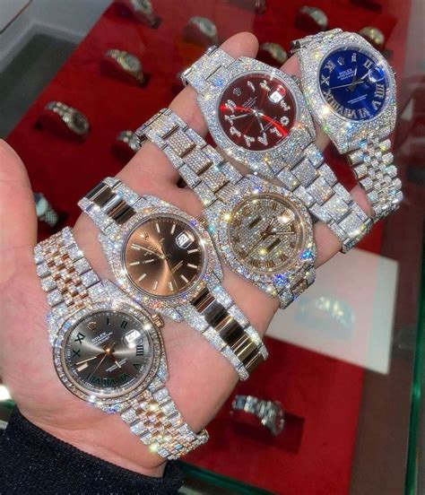 fake ice time watch